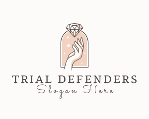 Feminine Gemstone Accessories logo design