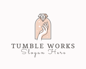 Feminine Gemstone Accessories logo design