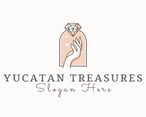 Feminine Gemstone Accessories logo design