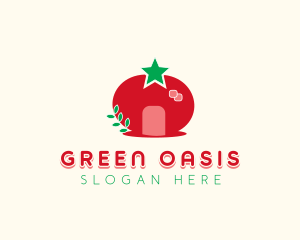 Star Tomato House logo design