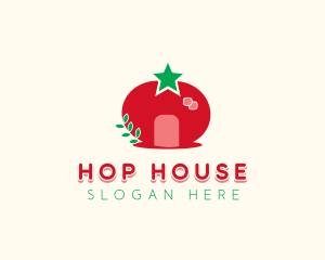 Star Tomato House logo design