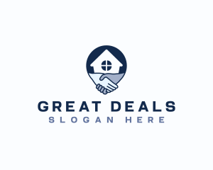 Realty Handshake Deal logo design