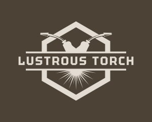 Industrial Welding Torch logo design