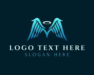 Angelic Halo Wings logo