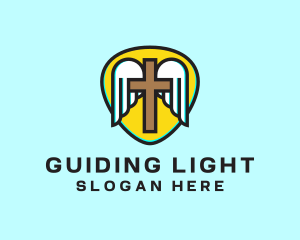 Religion Church Wings logo design