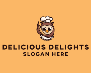 Owl Chef Bake logo design