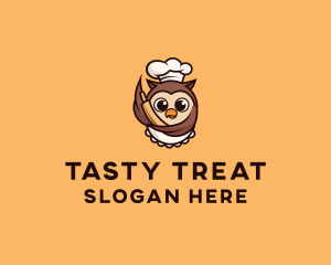 Owl Chef Bake logo design