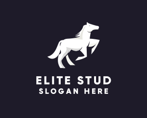 Running Galloping Horse logo