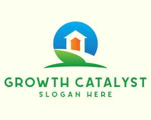 Home Property Field logo design