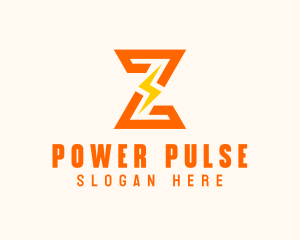 Power Voltage Letter Z logo