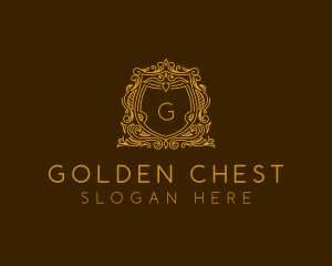 Elegant Shield Ornamental  logo design