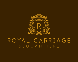 Elegant Shield Ornamental  logo design