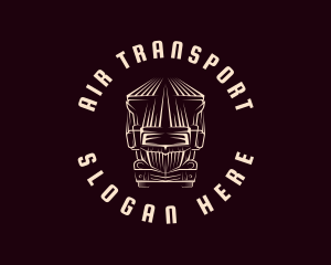 Freight Logistics Truck logo design