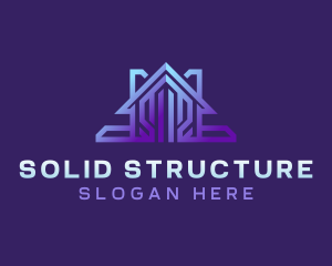 Housing Realtor Structure logo design