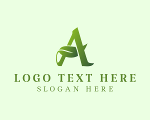 Herbal Boutique Letter A  logo