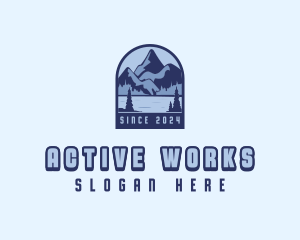 Mountain Travel Adventure logo design