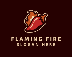 Fire Chili Pepper logo design