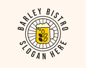 Wheat Barley Beer Mug logo