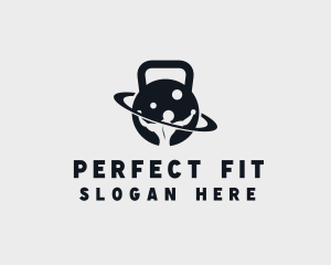 Kettlebell Fitness Instructor logo design