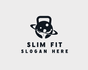 Kettlebell Fitness Instructor logo design