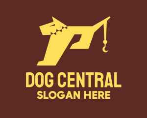 Industrial Dog Crane logo design