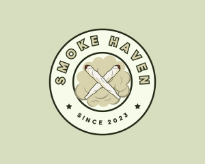 Cannabis Smoking Weed logo