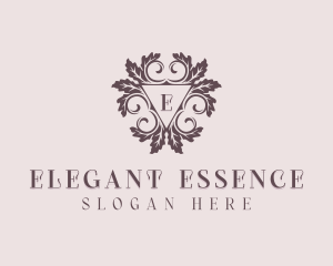 Luxury Floral Leaf logo design