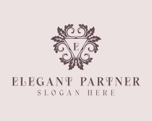 Luxury Floral Leaf logo design