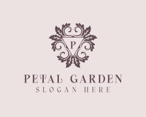 Luxury Floral Leaf logo design