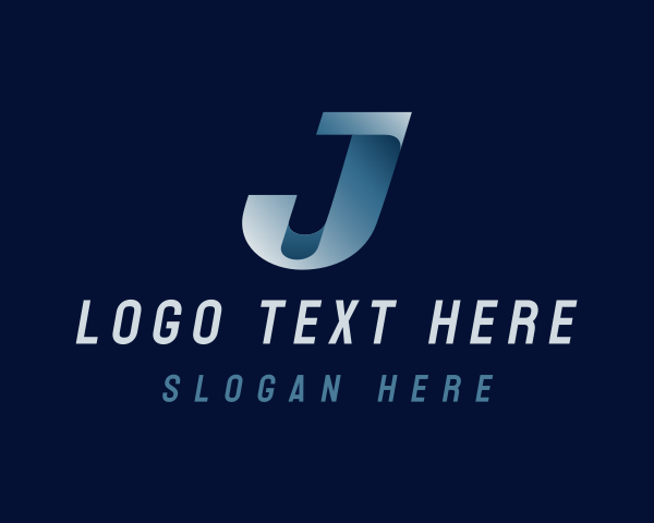 Letter J logo example 1
