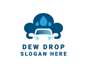 Car Wash Water Drop logo design