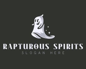 Spooky Ghost Halloween logo design