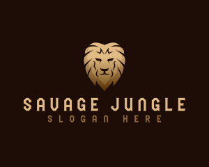 Premium Jungle Lion logo design