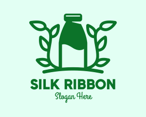 Organic Plant Milk logo design