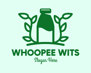 Organic Plant Milk logo design