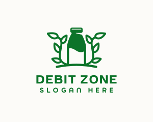 Organic Plant Milk logo design