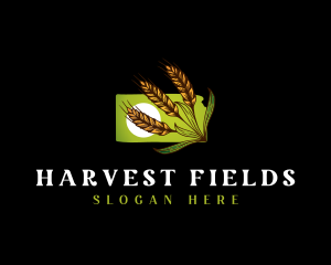 Kansas Wheat Field logo design