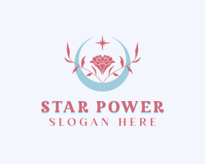 Moon Flower Garden logo design