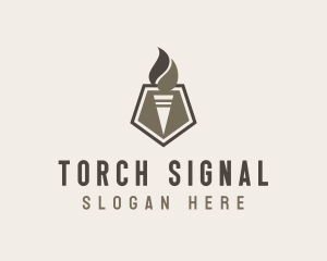 Pentagon Olympic Torch logo