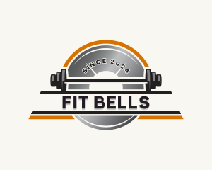 Barbell Fitness Gym logo design