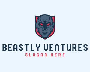 Evil Monster Creature logo design