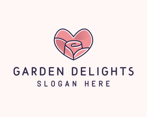 Rose Heart Florist logo design