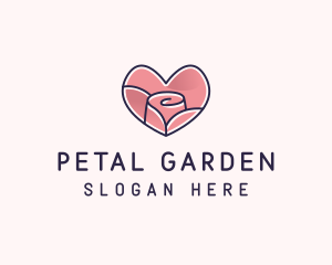 Rose Heart Florist logo design