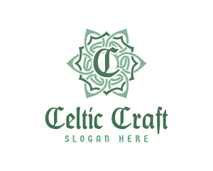 Celtic Floral Pattern logo design