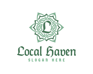 Celtic Floral Pattern logo design