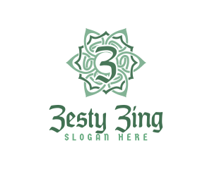 Celtic Floral Pattern logo design