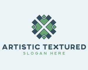 Arrow Textile Pattern logo design