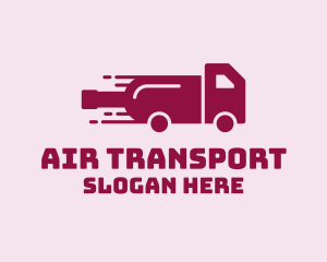 Wine Delivery Truck  logo design