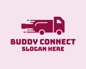 Wine Delivery Truck  logo design