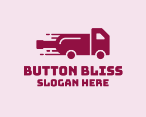 Wine Delivery Truck  logo design